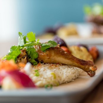 Cafe Fin - a close up of a plate of food - Asian Fusion Near Me - Austin, Texas