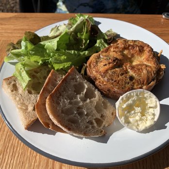 Community Loaves - Vegetable quiche which includes the side salad, sour dough and whipped butter. - Bakeries Near Me - Jacksonville, Florida