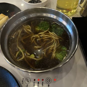 Volcano Hot Pot & BBQ - Mushroom broth soup - Korean Near Me - White Marsh, Maryland