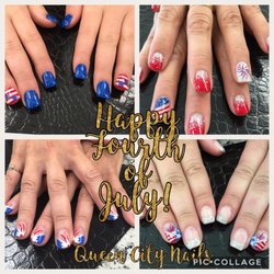 Queen City Nails - Fourth of July designs