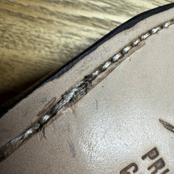 Alex's Shoe Hospital - Horrible stitching at sole.