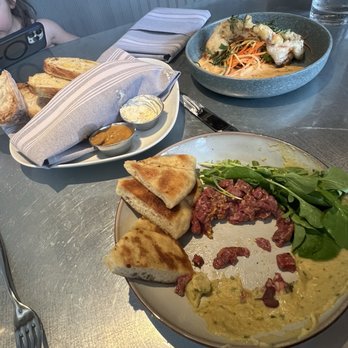 Abejas - Bison tartare and soft shell crab - New American Near Me - Golden, Colorado