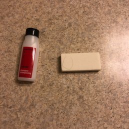 Bar of used soap with hair Bar of used soap with hair