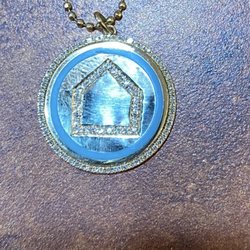Diamond House pendant