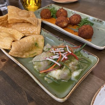 Lucina Eatery & Bar - Ceviche - I did not care for the chicharron Croquettas - Latin American Near Me - Denver, Colorado Lucina Eatery & Bar - Ceviche - I did not care for the chicharron Croquettas - Latin American Near Me - Denver, Colorado