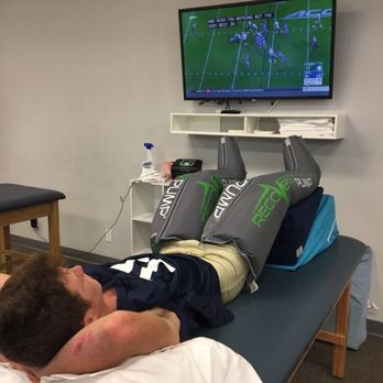Center For Physical Therapy - BB on our Recovery Pump for his legs  following his sports performance session. - Physical Therapy Near Me - Long Beach, California