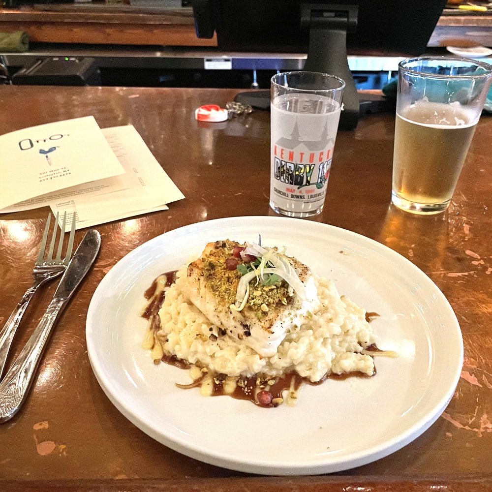 Otto's - Pistachio-crusted halibut - Breakfast & Brunch Near Me - Covington, Kentucky Otto's - Pistachio-crusted halibut - Breakfast & Brunch Near Me - Covington, Kentucky