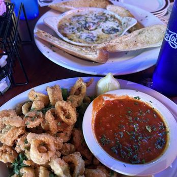 Spanky's Speakeasy - Fried calamari with dip and escargot - New American Near Me - Naples, Florida