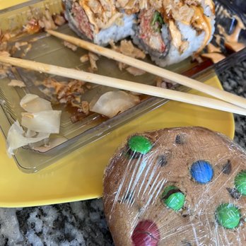 Sushi Boss - And the cookie was fast sweet!! - Sushi Bars Near Me - Indianapolis, Indiana