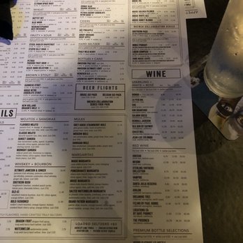 Yard House - Beverage menu side two - Bars Near Me - Sunrise, Florida Yard House - Beverage menu side two - Bars Near Me - Sunrise, Florida