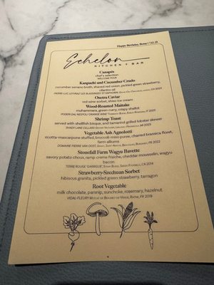 Menu photo 4 Echelon Kitchen and Bar Ann Arbor, MI