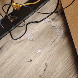 The Lodge - Under bedstand when looking for outlet