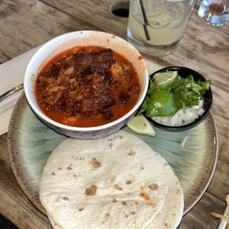 Small Posole with pork added