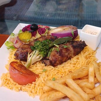 Moonlite Grill & Chicken - Beef kofta platter - Middle Eastern Near Me - Jackson Heights, New York