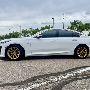 ColorWerks Powder Coating - Cadillac CT5 Premium Luxury with Goldtastic powder coat. - Powder Coating Near Me - Centennial, Colorado ColorWerks Powder Coating - Cadillac CT5 Premium Luxury with Goldtastic powder coat. - Powder Coating Near Me - Centennial, Colorado