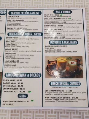 Menu photo 2 New India Restaurant Martinez, CA Menu photo 2 New India Restaurant Martinez, CA