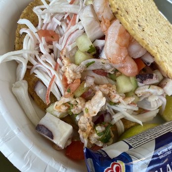 Mariscos La Costa - Tostada Mix - Mexican Near Me - San Jose, California Mariscos La Costa - Tostada Mix - Mexican Near Me - San Jose, California