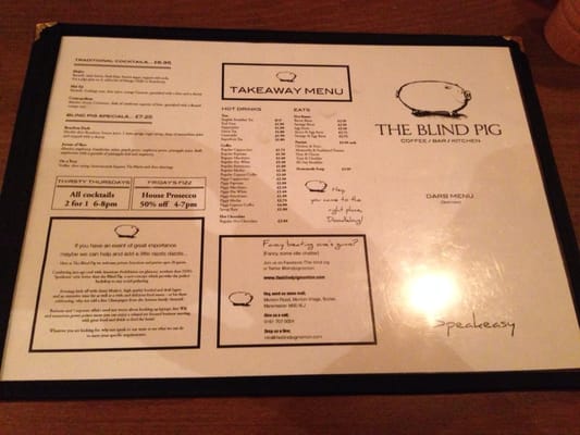 Menu photo 3 The Blind Pig Salford, XGM
