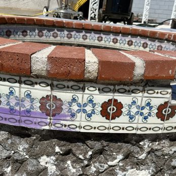 Designer Pool Services - Purple staining due to excessive CYA levels - Pool & Hot Tub Service Near Me - Las Vegas, Nevada