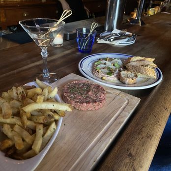 The Good King Tavern - Steak Tartare and chicken Duck Liver Mousse Tartine - Cocktail Bars Near Me - Philadelphia, Pennsylvania The Good King Tavern - Steak Tartare and chicken Duck Liver Mousse Tartine - Cocktail Bars Near Me - Philadelphia, Pennsylvania