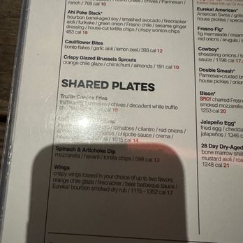 Eureka - Menu - American Near Me - Santa Clara, California Eureka - Menu - American Near Me - Santa Clara, California