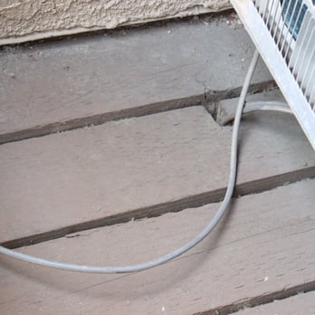 Verde Apartments - AC is warping the wood on the patio. - Apartments Near Me - San Jose, California Verde Apartments - AC is warping the wood on the patio. - Apartments Near Me - San Jose, California