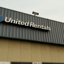 United Rentals - This is the building you enter to register for rentals