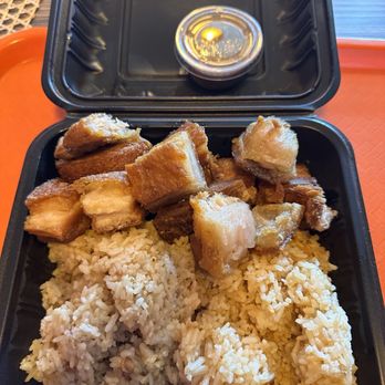 Ethan's Belly Boink - Crispy Pork Belly with Garlic Rice - Chicken Shop Near Me - Carson, California Ethan's Belly Boink - Crispy Pork Belly with Garlic Rice - Chicken Shop Near Me - Carson, California