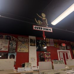 Crooked Beat Records - Used Vinyl sign