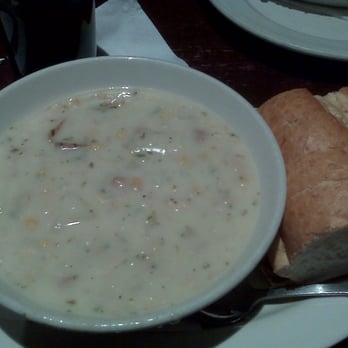 Parish Cafe & Bar - a bowl (apparently they seem to be supersized) of chicken corn chowder - Sandwiches Near Me - Boston, Massachusetts Parish Cafe & Bar - a bowl (apparently they seem to be supersized) of chicken corn chowder - Sandwiches Near Me - Boston, Massachusetts