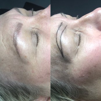 True Roots - Before( right) and after microblading (left) - Hair Salons Near Me - Fort Mohave, Arizona True Roots - Before( right) and after microblading (left) - Hair Salons Near Me - Fort Mohave, Arizona