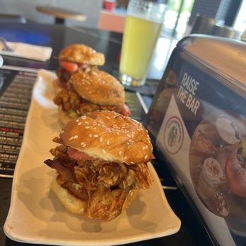 Pressed Cafe - BBQ Sliders from the Bar Menu - Cafes Near Me - Bedford, New Hampshire