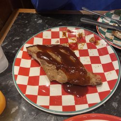 Frankie and Benny's - Ribs we received