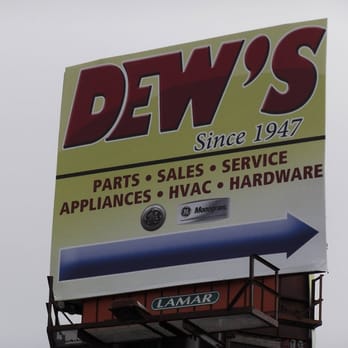 Dew's - In case your having trouble finding us, remember just look for our billboard. - Appliances Near Me - North Myrtle Beach, South Carolina