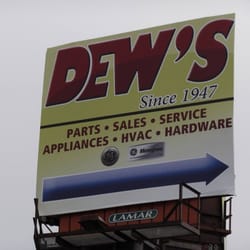 Dew's - In case your having trouble finding us, remember just look for our billboard.