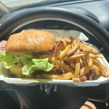 Chuckwagon - Bacon Cheeseburger and Fries! - Burgers Near Me - Big Pine, California