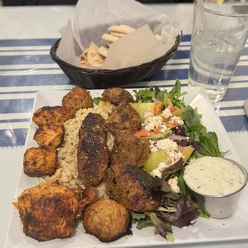 Athena Gyro - Grilled meat combo platter - Greek Near Me - Palm Desert, California
