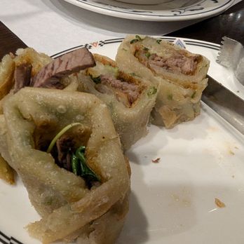 Formosa Chinese Restaurant - F4. Beef Stuffed Scallion Pancake Wrap - Taiwanese Near Me - Amherst, Massachusetts