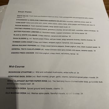 Rasa - Burlingame - Menu - Indian Near Me - Burlingame, California Rasa - Burlingame - Menu - Indian Near Me - Burlingame, California