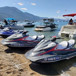 Saulo’s Water Sports - 1st day of business, 4th of July on Ski Beach.