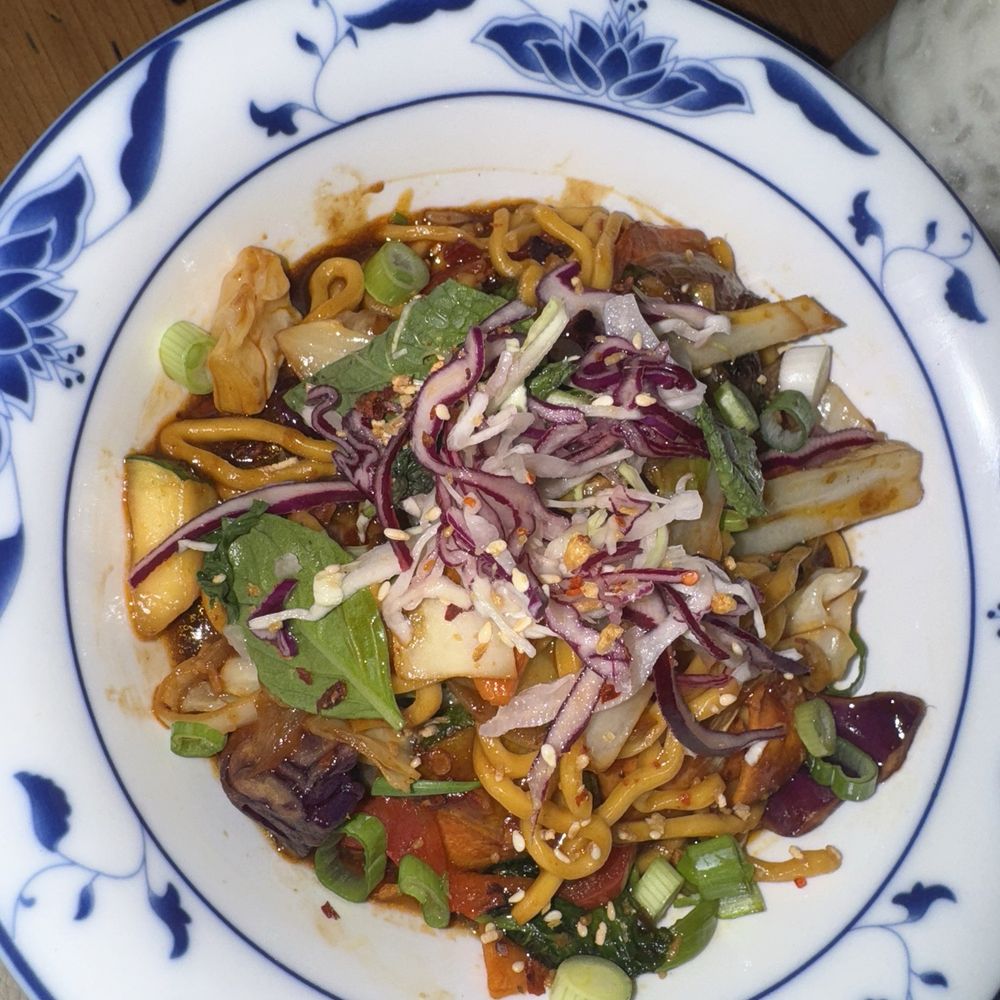 Macao Trading Company - Hoisin BBQ Spiced Hakka Noodles - Asian Fusion Near Me - New York, New York Macao Trading Company - Hoisin BBQ Spiced Hakka Noodles - Asian Fusion Near Me - New York, New York