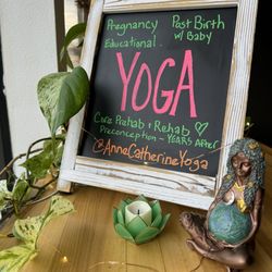Anne Catherine Yoga - Yoga chalkboard