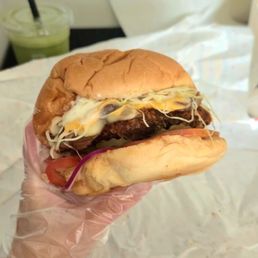 Kyoto mushroom burger Kyoto mushroom burger