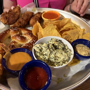 Local Legend Brewing - Appetizer Sampler Loved the fried shrimp and spinach dip! - Brewpubs Near Me - Hilton Head Island, South Carolina Local Legend Brewing - Appetizer Sampler Loved the fried shrimp and spinach dip! - Brewpubs Near Me - Hilton Head Island, South Carolina