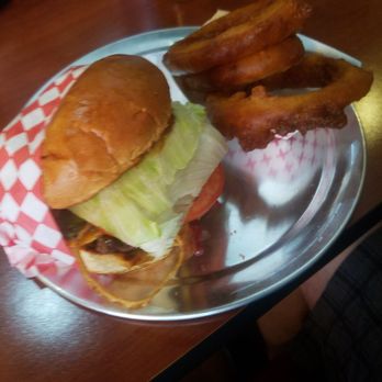 Burger Me! - Cowboy burger and onion rings - American Near Me - Reno, Nevada Burger Me! - Cowboy burger and onion rings - American Near Me - Reno, Nevada
