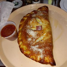 Their calzone - look at that color and size! Their calzone - look at that color and size!