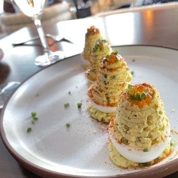 Yardbird Table & Bar - Deviled Eggs - New American Near Me - Chicago, Illinois Yardbird Table & Bar - Deviled Eggs - New American Near Me - Chicago, Illinois