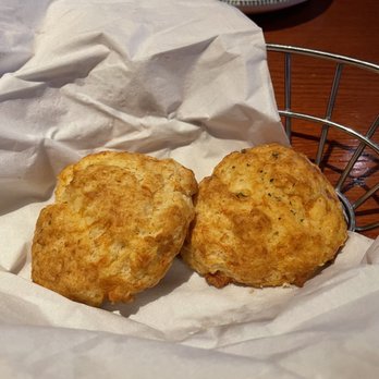 Red Lobster - Complimentary cheddar biscuits. There were four ;) - Seafood Near Me - Shenandoah, Texas