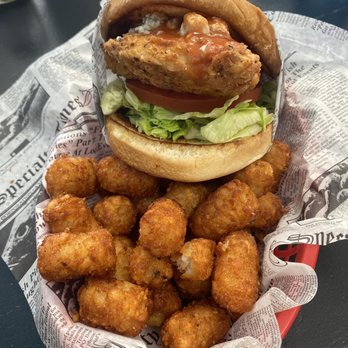 Chuckwagon - Buffalo Chicken Sandwich - Breakfast & Brunch Near Me - McLean, Texas Chuckwagon - Buffalo Chicken Sandwich - Breakfast & Brunch Near Me - McLean, Texas