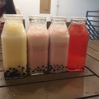 Plentea - Mango milk, strawberry milk, strawberry green tea. - Tea Rooms Near Me - San Francisco, California Plentea - Mango milk, strawberry milk, strawberry green tea. - Tea Rooms Near Me - San Francisco, California